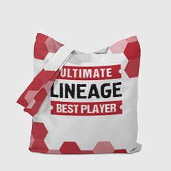 Сумка-шоппер Lineage: красные таблички Best Player и Ultimate