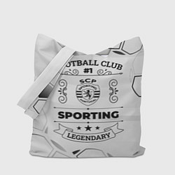 Сумка-шопер Sporting Football Club Number 1 Legendary, цвет: 3D-принт