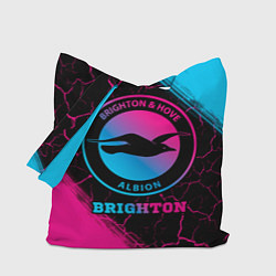 Сумка-шопер Brighton Neon Gradient, цвет: 3D-принт