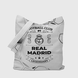 Сумка-шопер Real Madrid Football Club Number 1 Legendary, цвет: 3D-принт