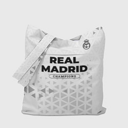 Сумка-шопер Real Madrid Champions Униформа, цвет: 3D-принт