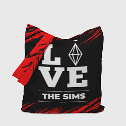 Сумка-шопер The Sims Love Классика, цвет: 3D-принт