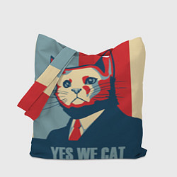 Сумка-шопер YES WE CAN T, цвет: 3D-принт