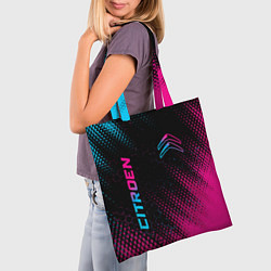 Сумка-шопер Citroen - Neon Gradient, цвет: 3D-принт — фото 2