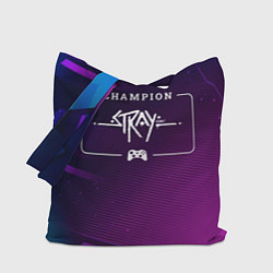 Сумка-шоппер Stray Gaming Champion: рамка с лого и джойстиком н