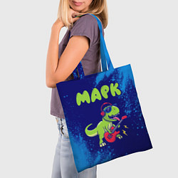 Сумка-шопер Марк рокозавр, цвет: 3D-принт — фото 2