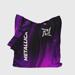 Сумка-шоппер Metallica violet plasma
