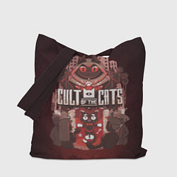 Сумка-шопер Dark Cult Of The Cats, цвет: 3D-принт