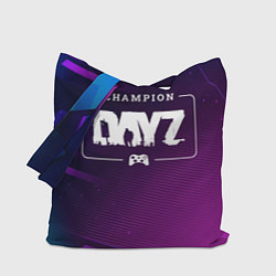 Сумка-шопер DayZ gaming champion: рамка с лого и джойстиком на, цвет: 3D-принт