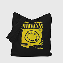 Сумка-шопер Nirvana принт, цвет: 3D-принт