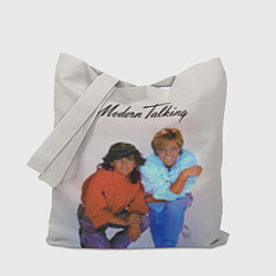 Сумка-шопер Modern Talking : Thomas Anders and Dieter Bohlen, цвет: 3D-принт