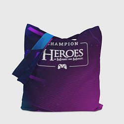 Сумка-шоппер Heroes of Might and Magic gaming champion: рамка с