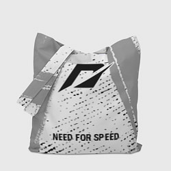 Сумка-шоппер Need for Speed glitch на светлом фоне: символ, над