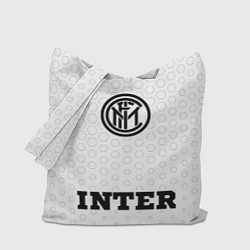 Сумка-шоппер Inter sport на светлом фоне: символ, надпись