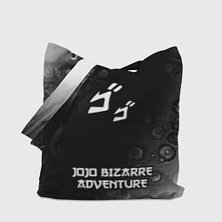 Сумка-шопер JoJo Bizarre Adventure японский шрифт: символ, над, цвет: 3D-принт
