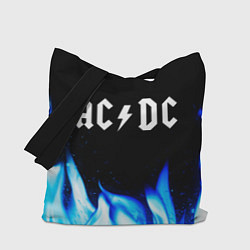 Сумка-шоппер AC DC blue fire