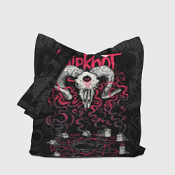 Сумка-шопер Slipknot - goat skull, цвет: 3D-принт