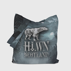 Сумка-шоппер Bear- zombie - halloween Scotland