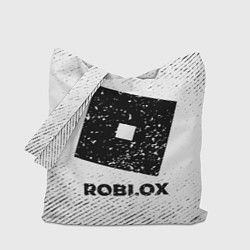 Сумка-шоппер Roblox с потертостями на светлом фоне