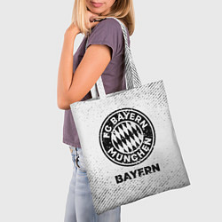 Сумка-шопер Bayern с потертостями на светлом фоне, цвет: 3D-принт — фото 2
