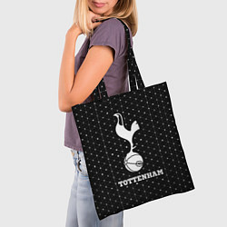 Сумка-шопер Tottenham sport на темном фоне, цвет: 3D-принт — фото 2