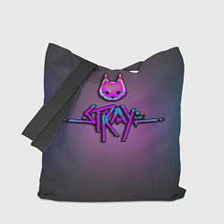 Сумка-шоппер Stray logo neon