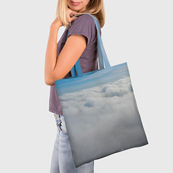 Сумка-шопер Над облаками, цвет: 3D-принт — фото 2