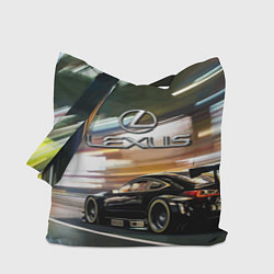 Сумка-шопер Lexus - скорость режим, цвет: 3D-принт