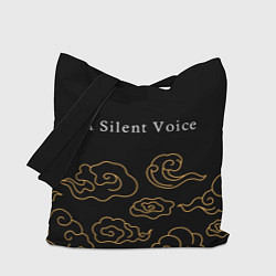 Сумка-шоппер A Silent Voice anime clouds
