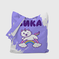 Сумка-шопер Вика кошка единорожка, цвет: 3D-принт