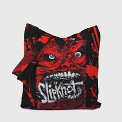 Сумка-шоппер Slipknot red blood