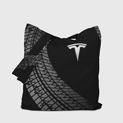 Сумка-шоппер Tesla tire tracks