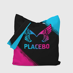 Сумка-шопер Placebo - neon gradient, цвет: 3D-принт