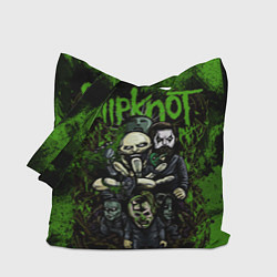 Сумка-шоппер Slipknot green art