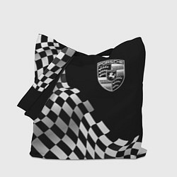 Сумка-шопер Porsche racing flag, цвет: 3D-принт