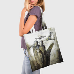 Сумка-шопер Three Days Grace дебютный альбом, цвет: 3D-принт — фото 2