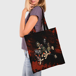 Сумка-шопер Slipknot art, цвет: 3D-принт — фото 2