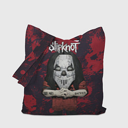 Сумка-шоппер Slipknot dark red