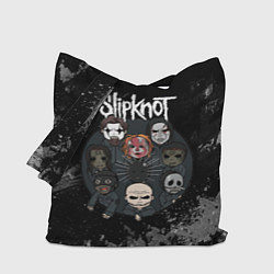 Сумка-шопер Black slipknot, цвет: 3D-принт