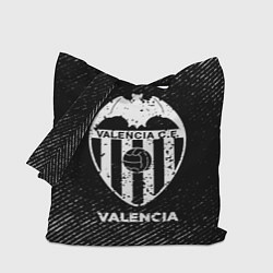 Сумка-шоппер Valencia с потертостями на темном фоне