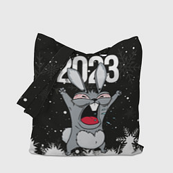 Сумка-шопер Злой кролик 2023, цвет: 3D-принт