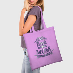 Сумка-шопер День матери - Лучшая Мама, цвет: 3D-принт — фото 2