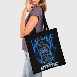 Сумка-шопер X Static - Wayne Static skull, цвет: 3D-принт — фото 2