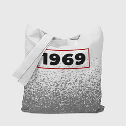 Сумка-шоппер 1969 - в красной рамке на светлом