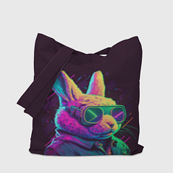 Сумка-шоппер Модный кролик в очках