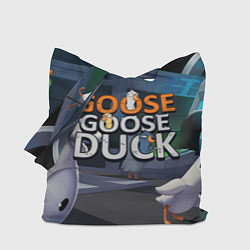 Сумка-шопер Goose Goose Duck Space, цвет: 3D-принт