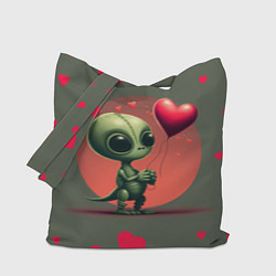 Сумка-шоппер Влюбленный инопланетянин