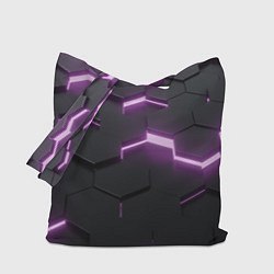 Сумка-шоппер Абстрактные шестиугольники