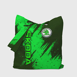 Сумка-шоппер Skoda - green