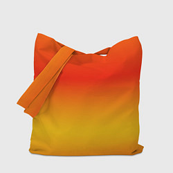 Сумка-шопер Переливы оранжевого, цвет: 3D-принт